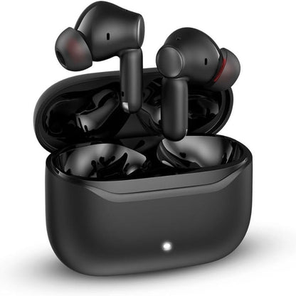 Auriculares Bluetooth SPC Ether 3 Pro con estuche de carga/ Autonomía 8h/ Negro