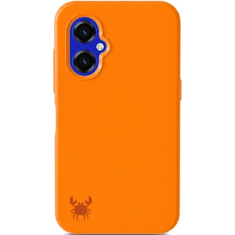 Funda Silicona + Protector de Pantalla de Cristal Templado SPC Wuum One Protection Pack 4354P/ Compatible con SPC Wuum One/ Naranja