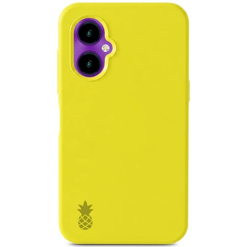Funda Silicona + Protector de Pantalla de Cristal Templado SPC Wuum One Protection Pack 4354Y/ Compatible con SPC Wuum One/ Amarilla