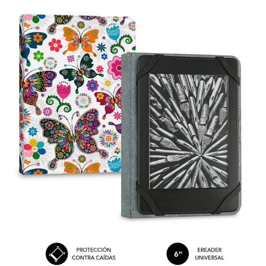 Capa para e-reader Subblim 1EC010 Clever Ebook Case 6" Borboletas