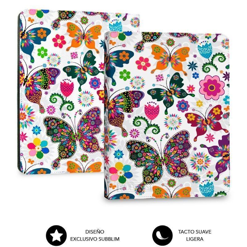 Capa para e-reader Subblim 1EC010 Clever Ebook Case 6" Borboletas