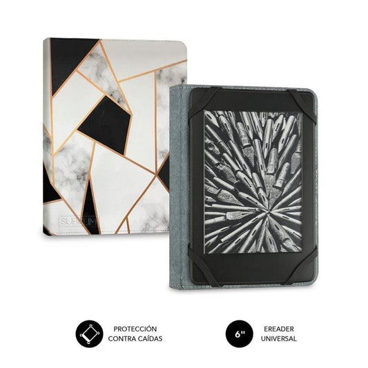 Capa para e-reader Subblim 1EC011 Clever Ebook Case 6" Mármore Preto