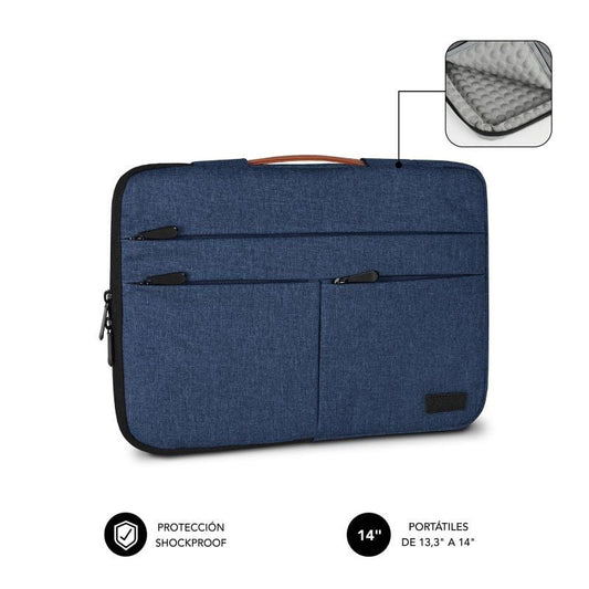 Capa Subblim Air Padding 360 Sleeve para Portáteis até 14" / Azul