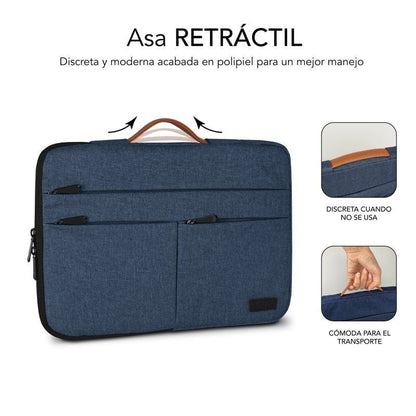 Capa Subblim Air Padding 360 Sleeve para Portáteis até 14" / Azul