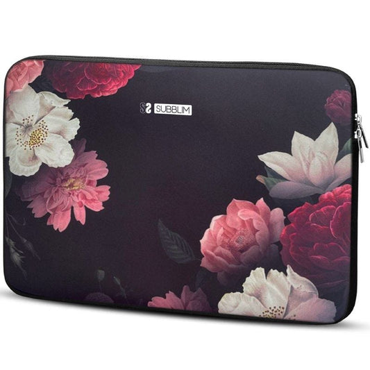Capa Subblim Trendy Sleeve Neo Flowers para Portáteis até 14"