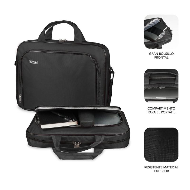 Mala Subblim Oxford para Portáteis até 14"/ Preto