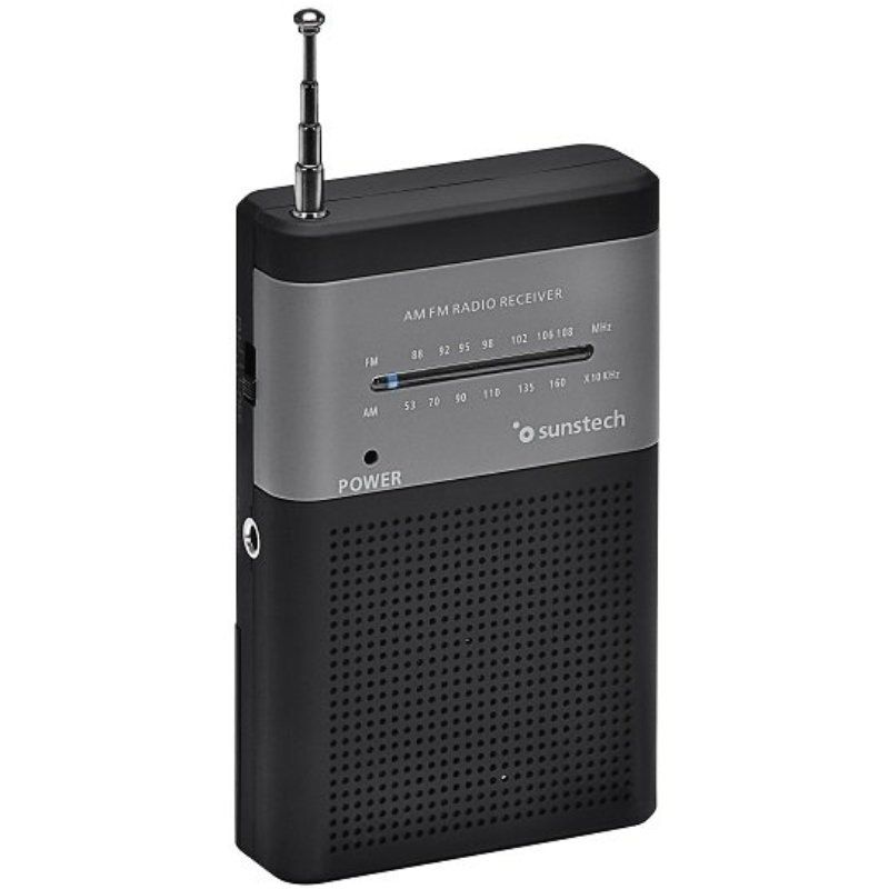 Rádio Portátil Sunstech RPS42BLISBK/ Preto
