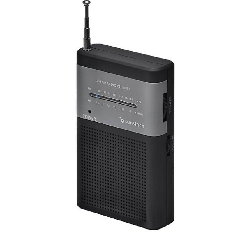 Rádio Portátil Sunstech RPS42BLISBK/ Preto