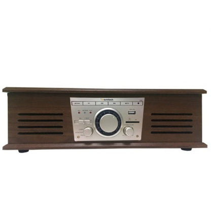 Gira-discos Sunstech PXR32/ Bluetooth/ Rádio FM/ Conversor para MP3