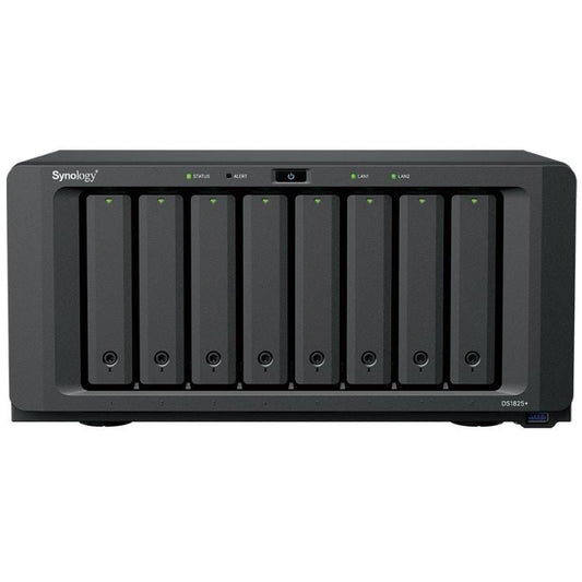 NAS Synology Diskstation DS1825+/ 8 Baías 3.5"- 2.5"/ 8GB DDR4/ Formato Torre