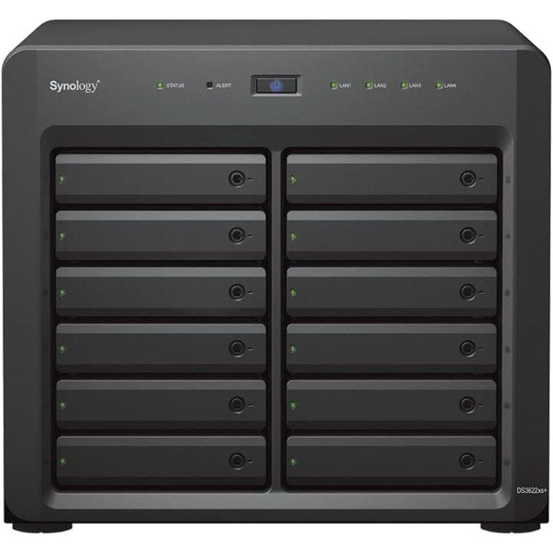 NAS Synology Diskstation DS3622XS+/ 12 Baias 3.5"- 2.5"/ 16GB DDR4/ Formato Torre