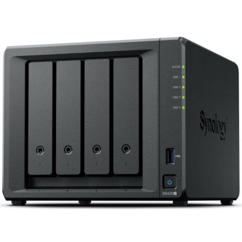 NAS Synology Diskstation DS425+/ 4 Bahías 3.5"- 2.5"/ 6GB DDR4/ Formato Torre