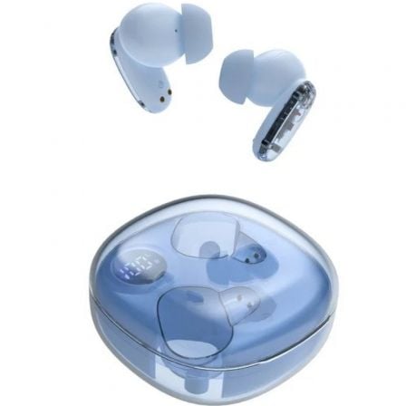 Auriculares Bluetooth Mars Gaming MHIB2 con estuche de carga/ Autonomía 7h/ Azules