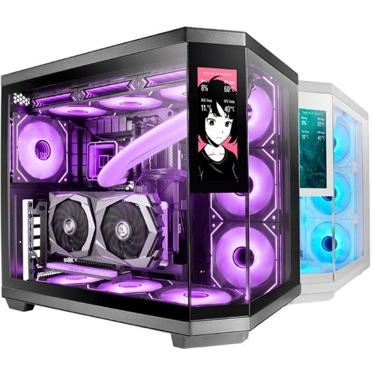 Caixa Gaming Semitorre Mars Gaming MC-3TCORELCD