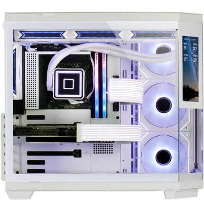 Caja Gaming Semitorre Mars Gaming MC-3TCORELCD/ Blanca