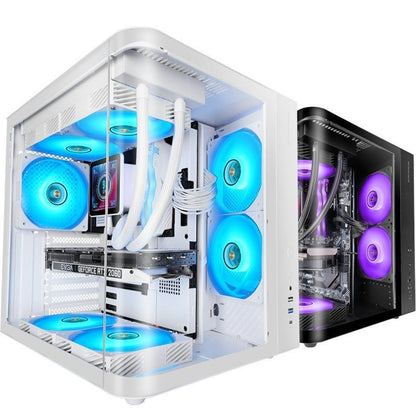 Caixa Gaming Semitorre Mars Gaming MC-CURV/ Branca