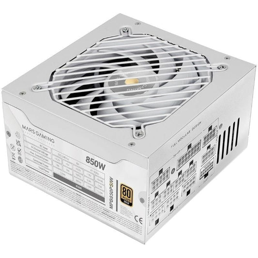 Fonte de Alimentação Mars Gaming MPB850PSI/ 850W/ Ventoinha 14cm/ ATX 3.1/ PCIe 5.1/ 80 Plus Gold