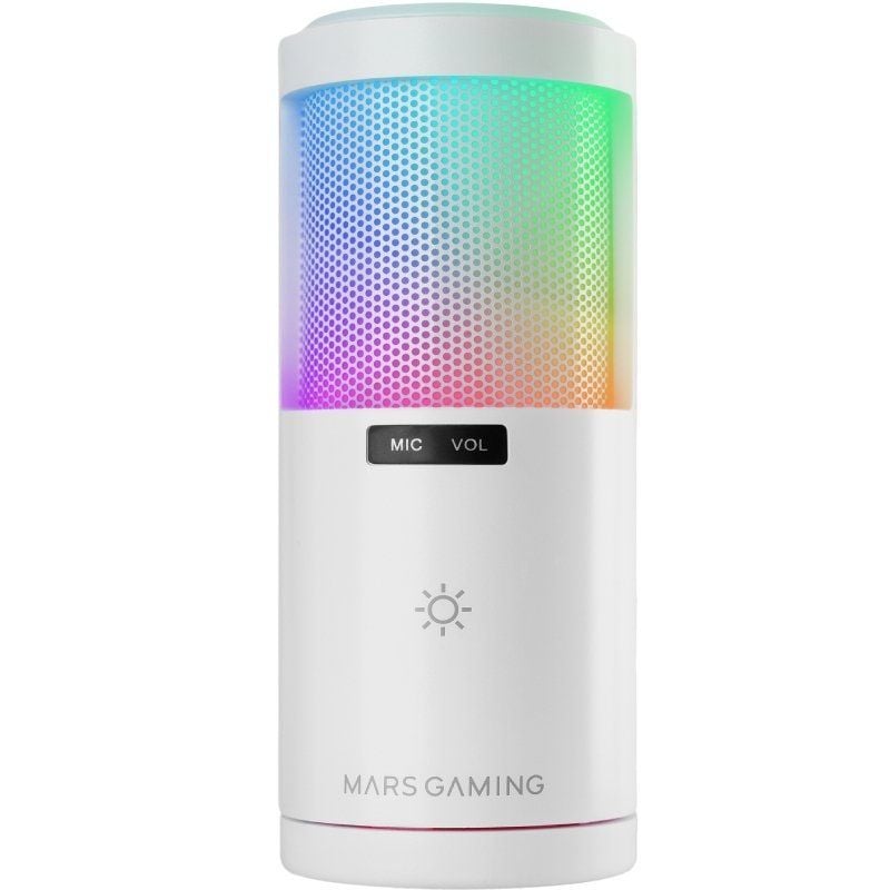 Microfone Mars Gaming MMIC-SC / USB 2.0 / Branco