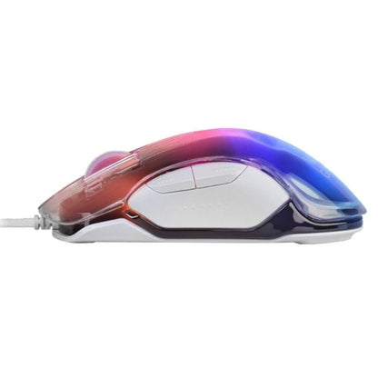 Rato Gaming Mars Gaming MMGLOWW/ Até 12800 DPI/ Branco