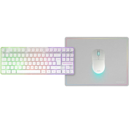 Pack Gaming Mars Gaming MCPWTKL/ Teclado Inalámbrico + Ratón Inalámbrico + Alfombrilla