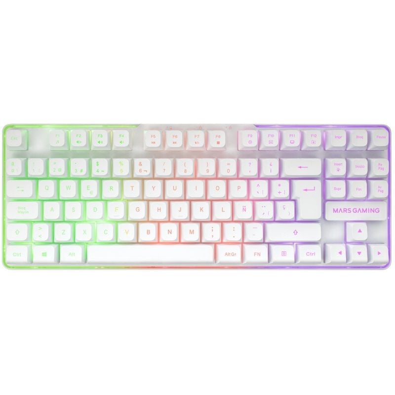 Pack Gaming Mars Gaming MCPWTKL/ Teclado Inalámbrico + Ratón Inalámbrico + Alfombrilla