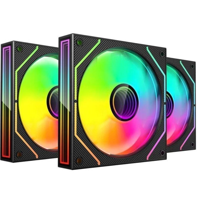 Pack 3 Ventoinhas Mars Gaming MF-3DPROKIT/ 12cm + HUB + Controlo Remoto/ ARGB