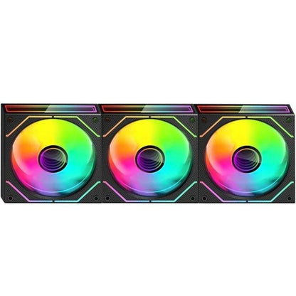 Pack 3 Ventoinhas Mars Gaming MF-3DPROKIT/ 12cm + HUB + Controlo Remoto/ ARGB