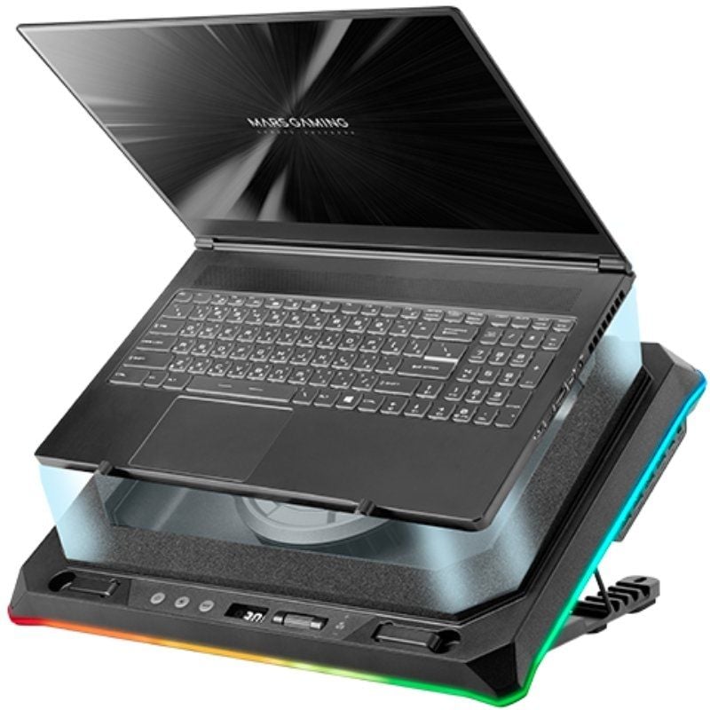 Base Refrigeradora Mars Gaming MNBC-ULTRA para Portáteis até 18''/ Iluminação LED