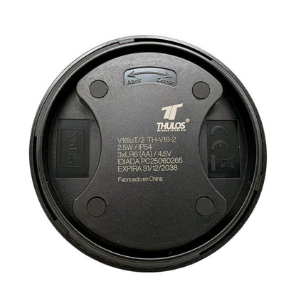 Luz baliza de emergencia para coche Thulos TH-V16-2/ Homologada/ Base Imantada/ Geolocalizable/ Funciona a Pilas/ Incluye Funda