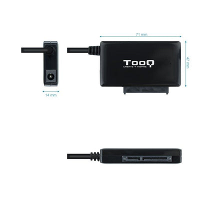 Adaptador para Discos Rígidos 2.5"/3.5" Tooq TQHDA-01A/ USB 3.0 Macho - SATA