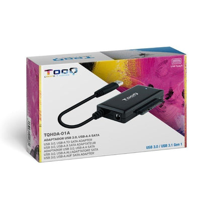 Adaptador para Discos Rígidos 2.5"/3.5" Tooq TQHDA-01A/ USB 3.0 Macho - SATA