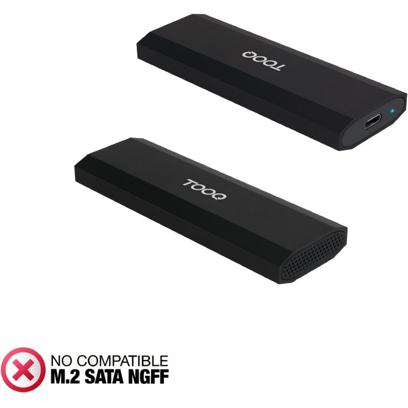 Caja Externa para Disco SSD M.2 NVMe TooQ TQE-2231B/ USB 3.1