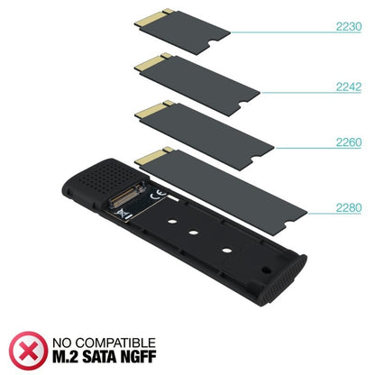 Caja Externa para Disco SSD M.2 NVMe TooQ TQE-2231B/ USB 3.1