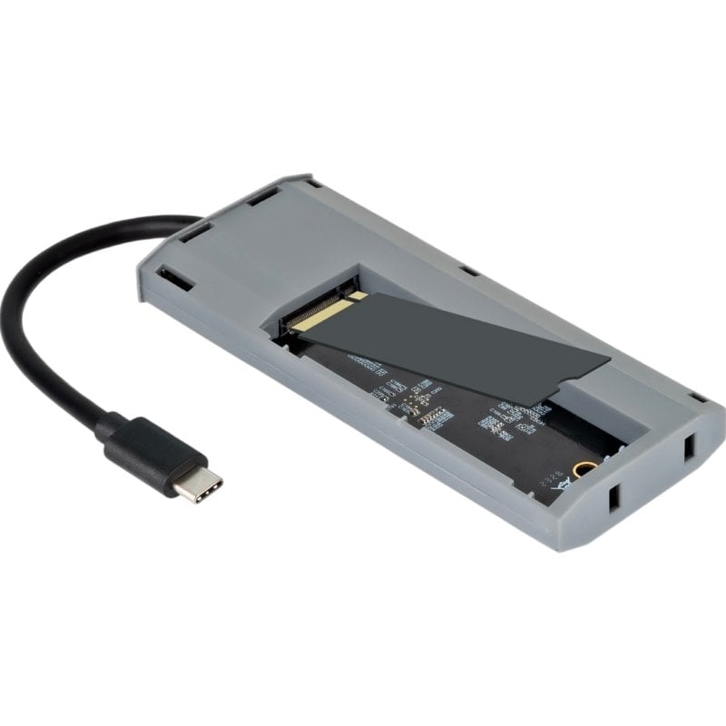 Docking USB Tipo-C TooQ TQE-2241G/ Ranura SSD M.2/ 1xHDMI/ 2xUSB/ 1xUSB Tipo-C/ 1xLector Tarjetas/ 1xUSB Tipo-C PD