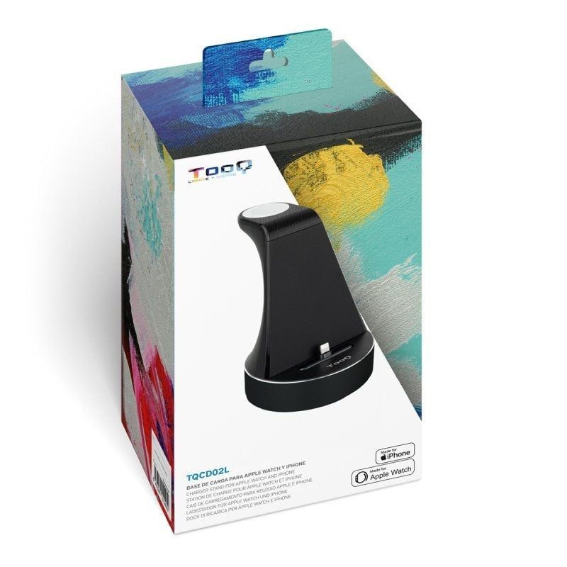 Base de Carregamento Sem Fios para Apple Watch e iPhone TooQ TQCD02L