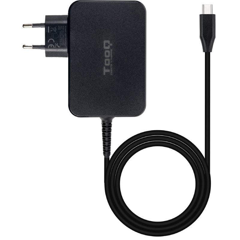 Carregador de Portátil GaN TooQ TQLC-USBCGAN100PD USB Tipo-C/ 100W/ Automático/ Voltagem 5-20V
