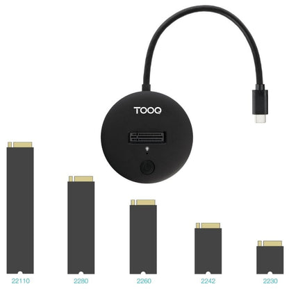 Docking Station para SSD M2 SATA/NVMe TooQ TQDS-100B