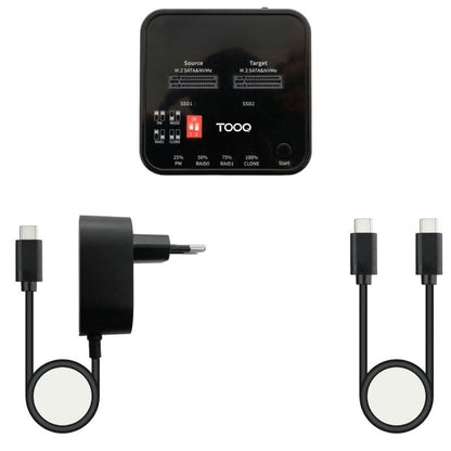 Docking Station para SSD M2 SATA/NVMe TooQ TQDS-201B