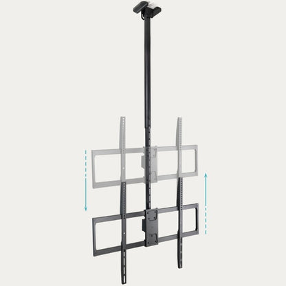 Suporte de Teto Rotativo/Inclinável TooQ LPCE11100TSLI-B para TV de 50-100"/ até 80kg