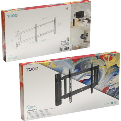 Soporte de Pared Eléctrico Giratorio TooQ LPM4381XL-B para TV de 32-75"/ hasta 50kg