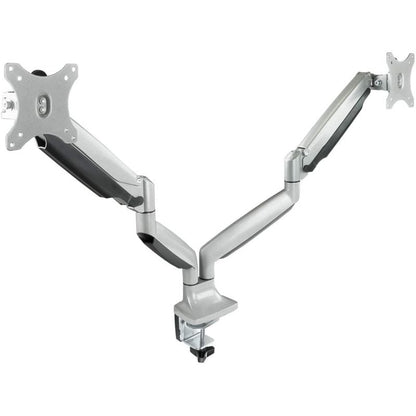 Suporte de Mesa para 2 Monitores TooQ DB3132TNR-S/ Rotativo/ Inclinável/ até 9kg