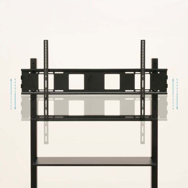 Suporte de Chão Ajustável com Rodas TooQ FS20105M-B para TV de 60-105"/ até 120kg