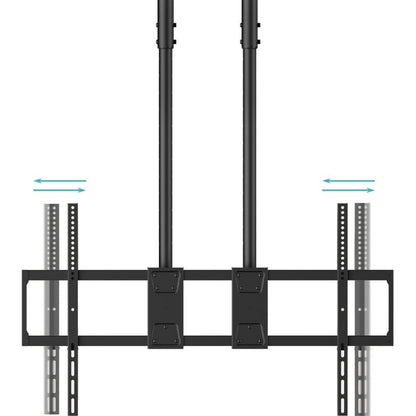 Soporte de Techo Extensible/ Inclinable TooQ LPCE11120TSLI-B para TV de 60-120"/ hasta 120kg
