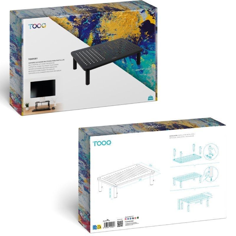 Suporte de Monitor TooQ TQMR081 / até 20kg