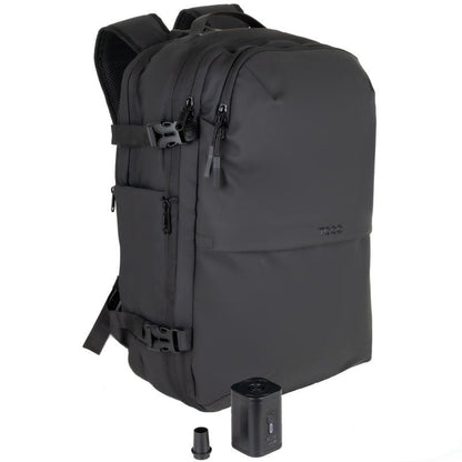 Mochila TooQ TQBP-V101-BK/ Capacidade 30-55L/ Preta/ Inclui Bomba de Ar