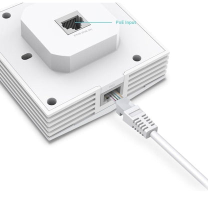 Ponto de Acesso Sem Fios TP-Link Omada EAP650-WALL/ WiFi 6/ PoE+/ 2976Mbps/ 2.4GHz 5GHz/ Antenas de 5dBi/ WiFi 802.11 ax/ac/a/n/b/g