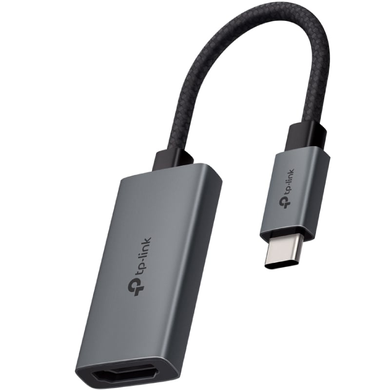 Conversor HDMI 4K 60Hz TP-Link UA520C/ HDMI Hembra - USB Tipo-C Macho/ 10cm/ Gris