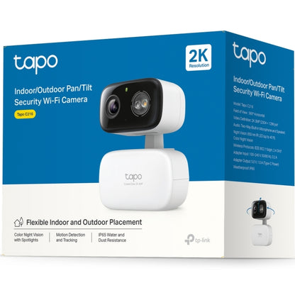 Cámara de Videovigilancia TP-Link Tapo C216/ 360º/ Visión Nocturna/ Control desde APP