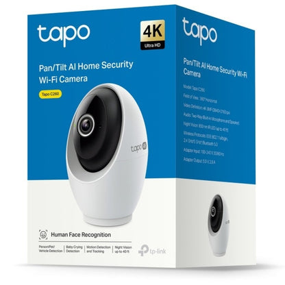 Câmara de Videovigilância TP-Link Tapo C260/ Visão Noturna/ Controlo por APP