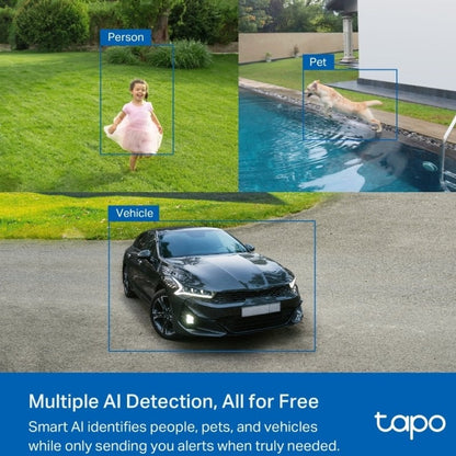Câmaras de Videovigilância TP-Link Tapo C425 KIT/ Visão Noturna/ Controlo via APP/ Inclui Painel Solar